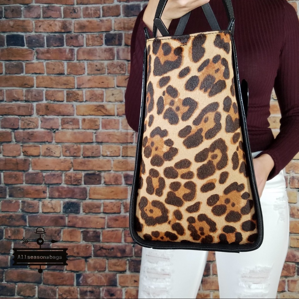 Kate spade LARGE leopard Hayden run wild tote bag - Picture 5 of 8